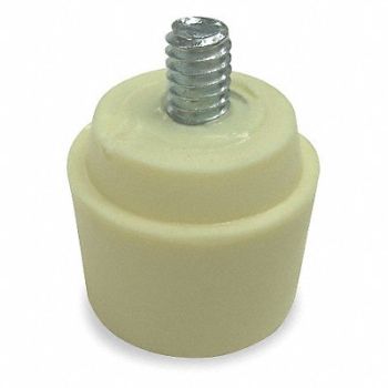 NUPLA Hammer Tip 1 In Dia Medium Hard Cream, 6D056