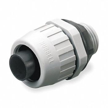 HUBBELL WIRING DEVICE-KELLEMS Conduit Fitting Nylon Trade Size 1/2in, 6D090