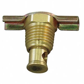 ANDERSON METALS Drain Cock Brass MNPT 1/2 In, 6D912
