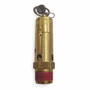 CONTROL DEVICES Air Safety Valve 1/2 Inlet 200 psi, 6D926