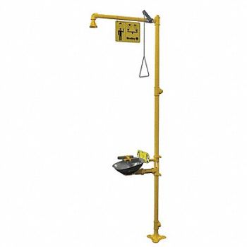 BRADLEY Drench Shower With Face Wash Yellow, 6DGW7