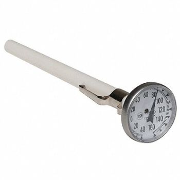 GRAINGER APPROVED K3152 Dial Pocket Thermometer 5 In L, 6DKD1