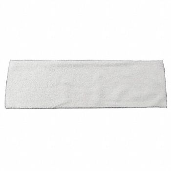 TOUGH GUY Floor Pad 5 in W White PK50, 6DMY6