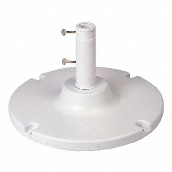 GROSFILLEX 35lb Table Umbrella Base White, 6DVH3