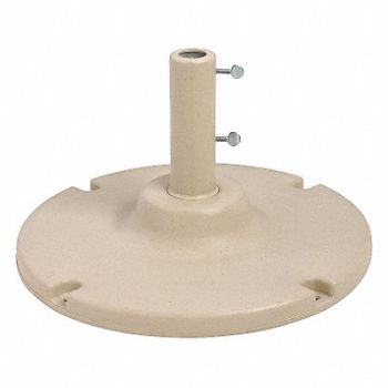 GROSFILLEX 35lb Table Umbrella Base Sandstone, 6DVJ1