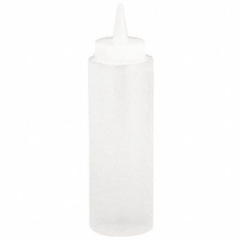 TABLECRAFT PRODUCTS COMPANY Squeeze Bottle Natural 8 oz PK72, 6DVP1