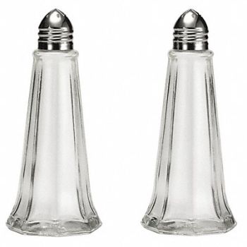 TABLECRAFT PRODUCTS COMPANY Salt and Pepper Shaker 1 Oz PK24, 6DVR7