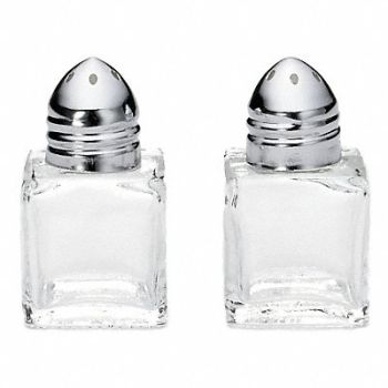 TABLECRAFT PRODUCTS COMPANY Salt and Pepper Shaker 1/2 Oz PK24, 6DVR9