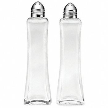 TABLECRAFT PRODUCTS COMPANY Salt and Pepper Shaker 2 Oz PK24, 6DVT0