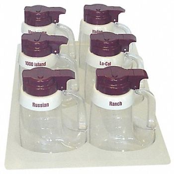 TABLECRAFT PRODUCTS COMPANY Salad Dispenser Set PK12, 6DVT9