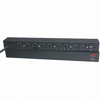 APC BY SCHNEIDER ELECTRIC PDU 15A 10 Outlet 12 ft Black, 6ECK4