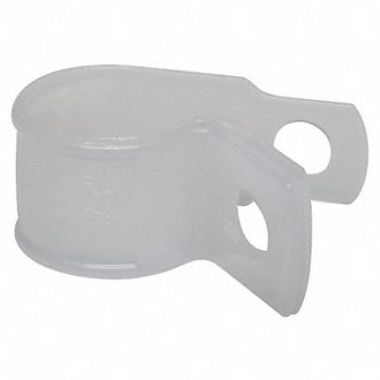 GRAINGER APPROVED Cable Clamp Mounted Screw Natural PK100, 6EEF0