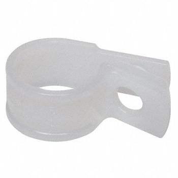 GRAINGER APPROVED Cable Clamp Mounted Screw Natural PK100, 6EEF1
