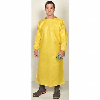 LAKELAND Chemical Resistant Apron 30 x 49 PK10, 6EHH7