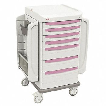 METRO Bedside Cart Polymer Light Taupe, 6EJF8