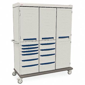 METRO SpplyCab Taupe Plymr 28 x78 x65.7, 6EJJ2
