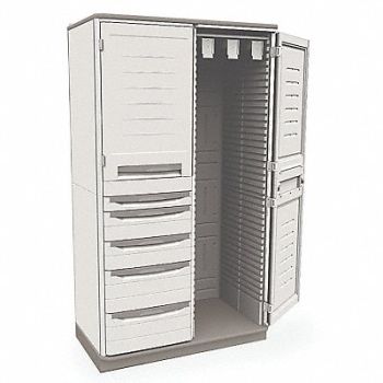 METRO CatheterCab Polymr Stationary 3Shelves, 6EJK3