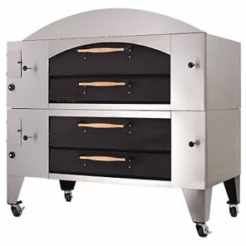 BAKERS PRIDE Gas Deck Oven Double Display, 6EKV2