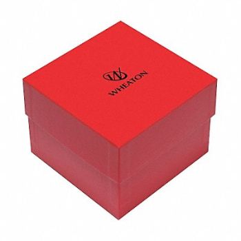 WHEATON CryoFile XL Cryogenic Box Red PK15, 6EMW5