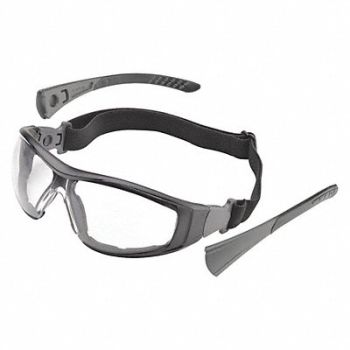 ELVEX Safety Glasses Clear, 6ENR8