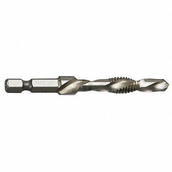 WESTWARD Drill/Tap/Countersink Bit 5/16-18x3-1/4L, 6EXL4