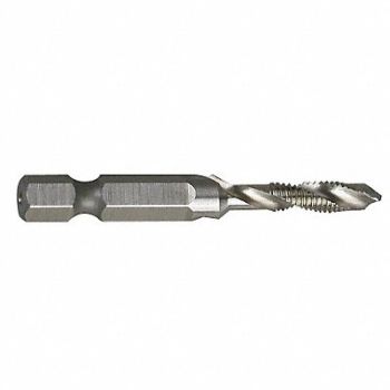 WESTWARD Drill/Tap/Countersink Bit 10-32x2-1/4 L, 6EXN0