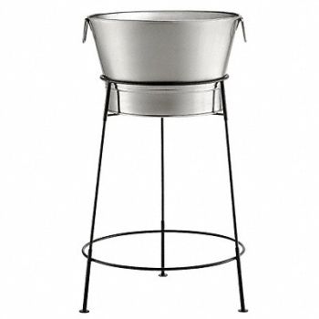 TABLECRAFT PRODUCTS COMPANY Beverage Tub with Black Stand, 6EYX8