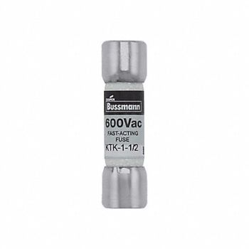 BUSSMANN Fuse Midget 1-1/2A KTK Series, 6F131