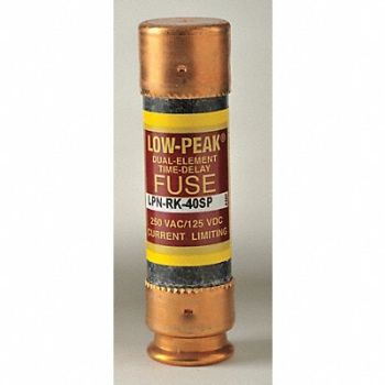 BUSSMANN Fuse Class RK1 40A LPN-RK-SP Series, 6F314