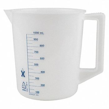 LAB SAFETY SUPPLY Beaker Handle 1000mL 32 Oz Polyethylene, 6FAF9