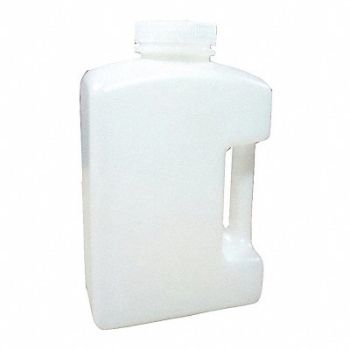LAB SAFETY SUPPLY Bottle 2000 mL 64 Oz Wide Mouth PK4, 6FAP4