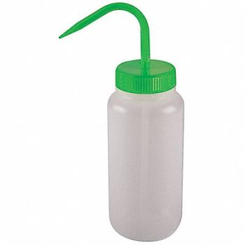 LAB SAFETY SUPPLY Wash Bottle 1000mL Standard Spout, 6FAU3