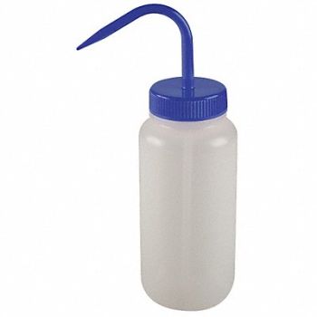 LAB SAFETY SUPPLY Wash Bottle 1000mL Standard Spout, 6FAU9