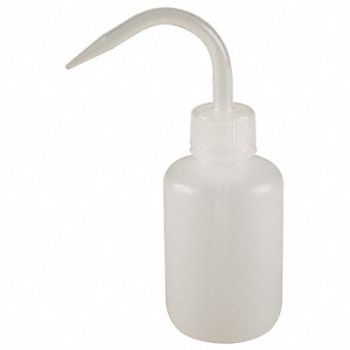 LAB SAFETY SUPPLY Wash Bottle 125mL Standard Spout, 6FAV3