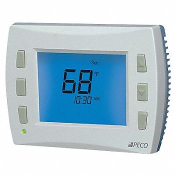 PECO Low Volt Prog Tstat Heat/Cool 20/30V AC, 6FFW8