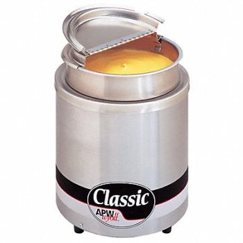 APW WYOTT Round Countertop Warmer 7 Qt, 6FGT2