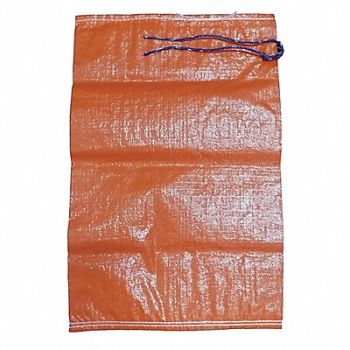 GRAINGER APPROVED Sand Bag Orange 27 in L 18 in W PK100, 6FGY0