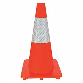GRAINGER APPROVED Traffic Cone 18In Orange, 6FGZ4