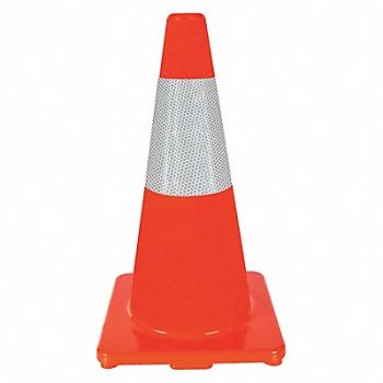 GRAINGER APPROVED Traffic Cone 18In Orange, 6FHA0