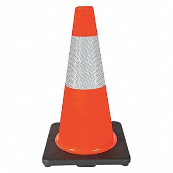 GRAINGER APPROVED Traffic Cone 18In Orange, 6FHC2
