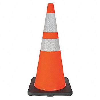 GRAINGER APPROVED Traffic Cone 28In Orange, 6FHC3