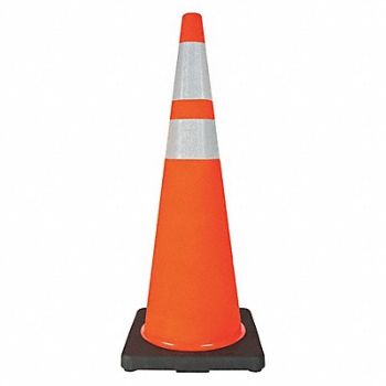GRAINGER APPROVED Traffic Cone 36In Orange, 6FHC4