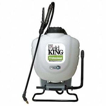 FIELD KING Backpack Sprayer 4 gal Poly 150 psi, 6FJE2
