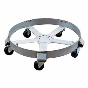 GRAINGER APPROVED Drum Dolly 1100 lb 6-1/2 In H 55 gal., 6FVH8