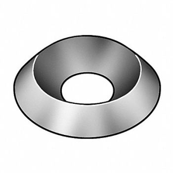 GRAINGER APPROVED CtskWsh SStl M6 90 18x3.3mm 5PK, 6FY98