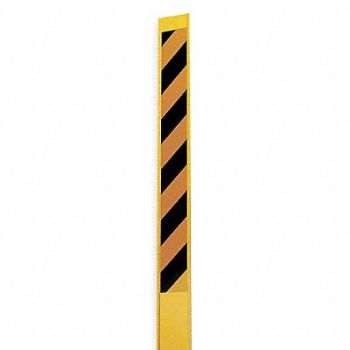 GRAINGER APPROVED Reflective Marking Stake Yellow/Black, 6G747