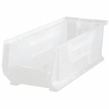 QUANTUM STORAGE SYSTEMS Bin Clear Polypropylene 7 in, 6GAN8