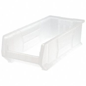 QUANTUM STORAGE SYSTEMS Bin Clear Polypropylene 7 in, 6GAP0
