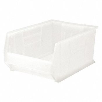 QUANTUM STORAGE SYSTEMS Bin Clear Polypropylene 11 in, 6GAP2