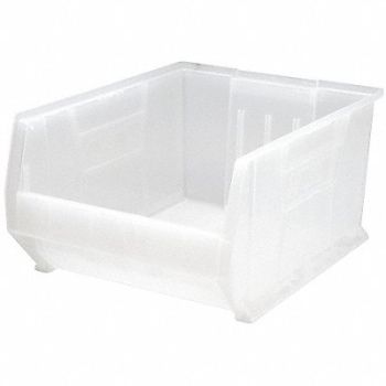 QUANTUM STORAGE SYSTEMS Bin Clear Polypropylene 12 in, 6GAP4